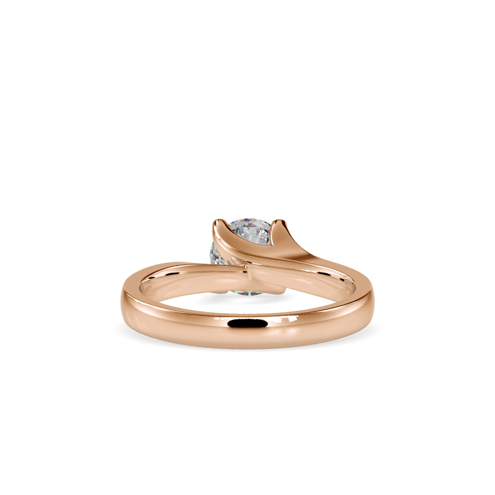 Lab Grown Diamond with 1CT Center Solitaire Everyday Ring in 14K Gold - IGI Certified & Customizable