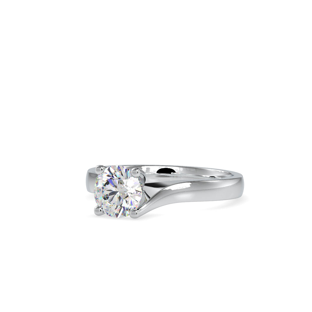 Lab Grown Diamond with 1CT Center Solitaire Everyday Ring in 14K Gold - IGI Certified & Customizable