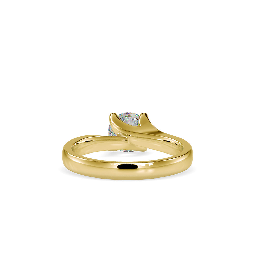 Lab Grown Diamond with 1CT Center Solitaire Everyday Ring in 14K Gold - IGI Certified & Customizable