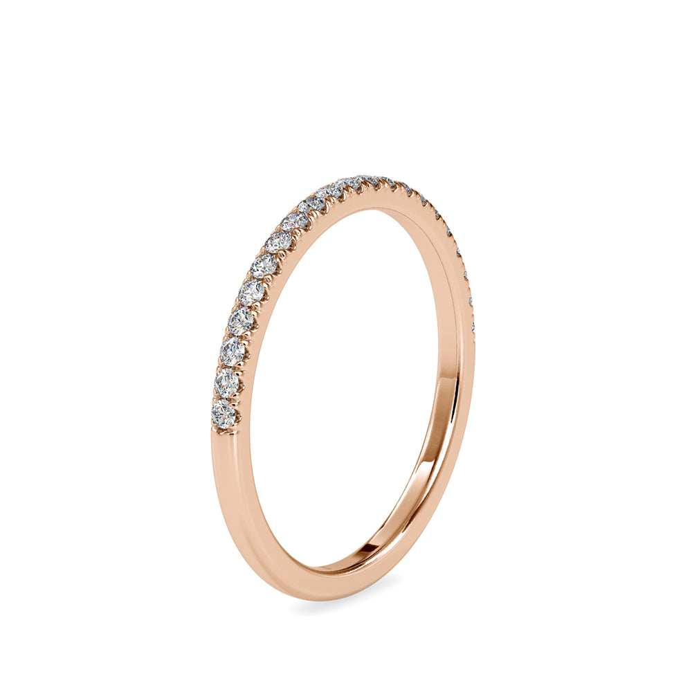 Lab Grown Diamond 0.20 CT Eternity Band in 14K Yellow Gold, IGI Certified