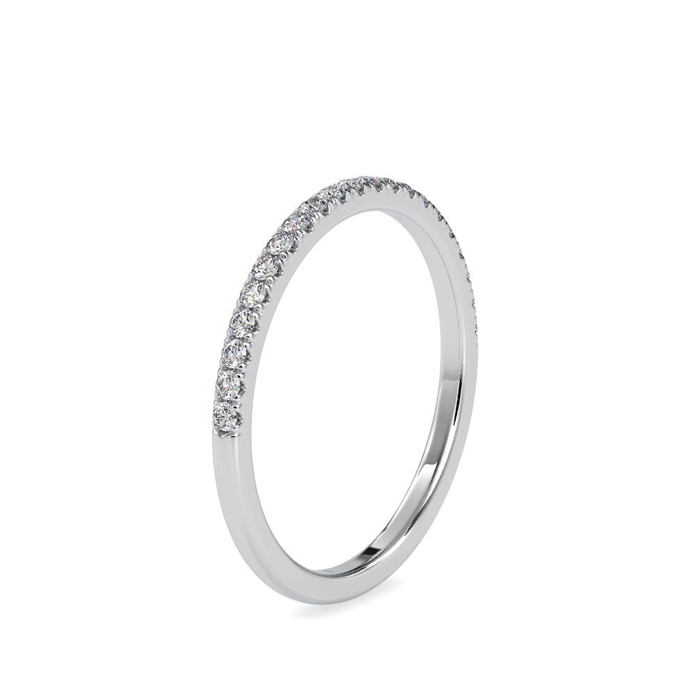 Lab Grown Diamond 0.20 CT Eternity Band in 14K Yellow Gold, IGI Certified