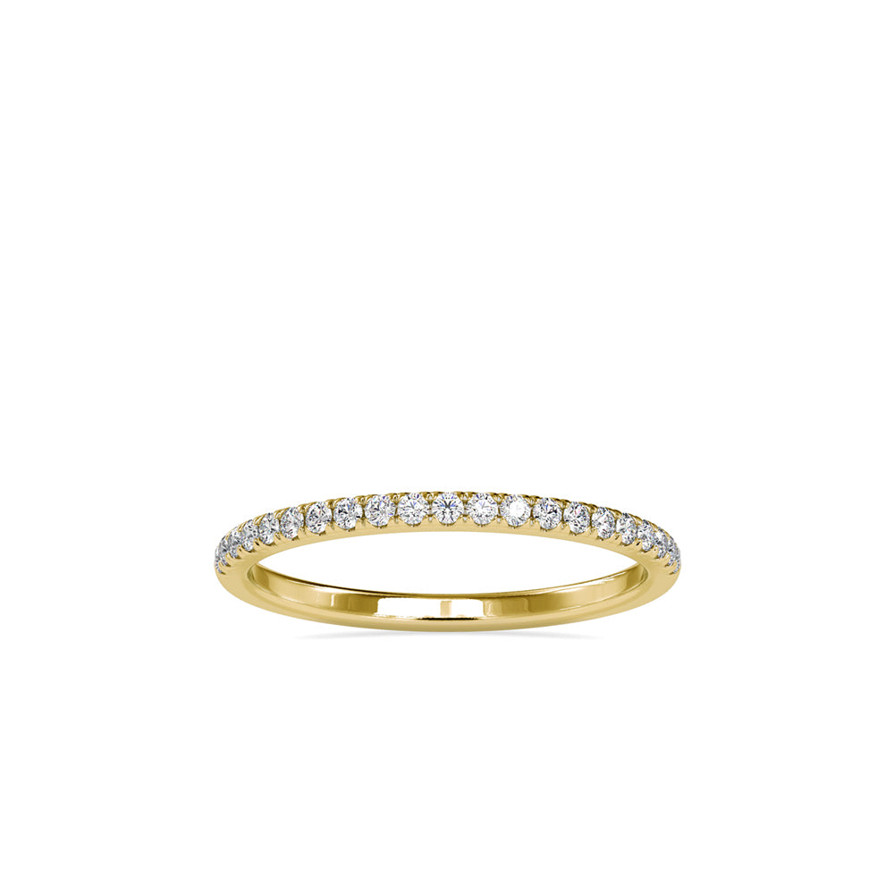 Lab Grown Diamond 0.20 CT Eternity Band in 14K Yellow Gold, IGI Certified