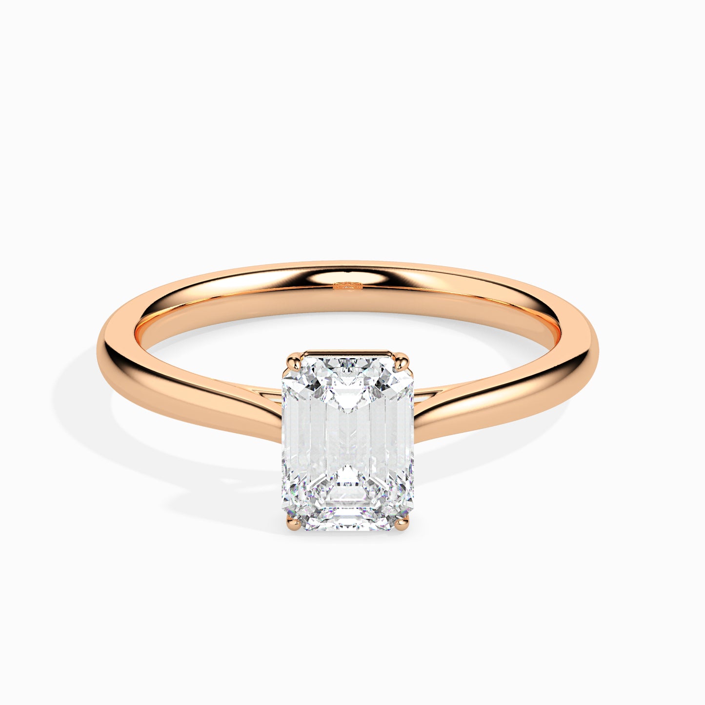 Classic Sparkle: 1.02 ct Diamond Ring, Simple 3.2kt Gold