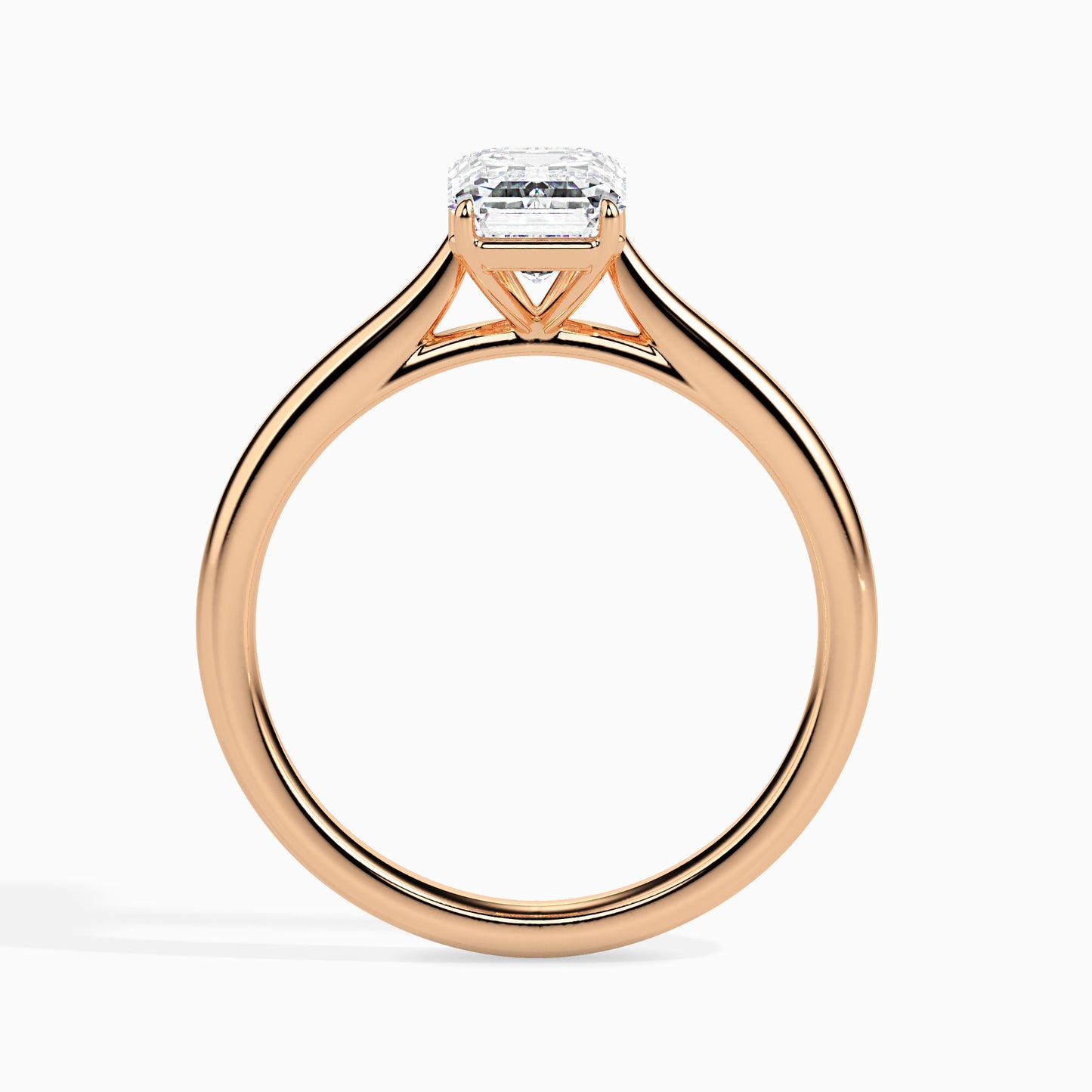Classic Sparkle: 1.02 ct Diamond Ring, Simple 3.2kt Gold