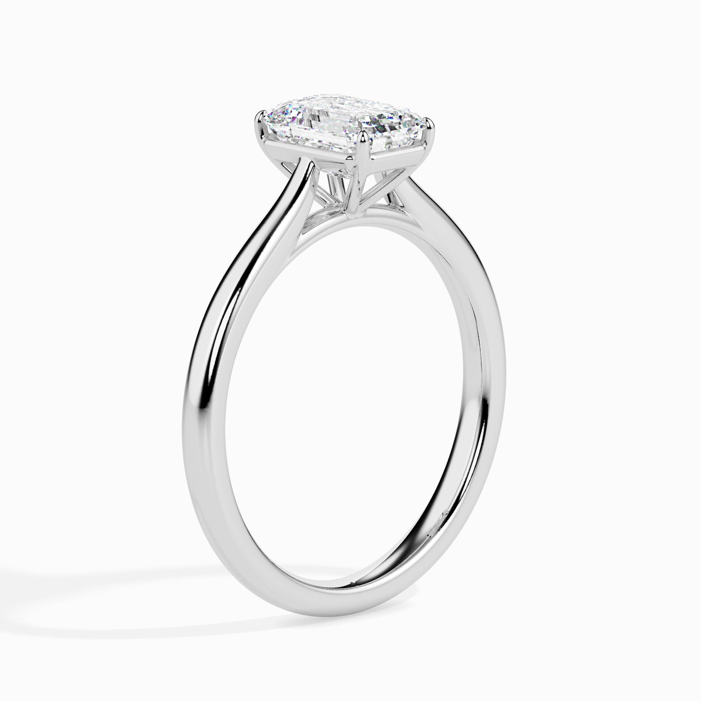 Classic Sparkle: 1.02 ct Diamond Ring, Simple 3.2kt Gold