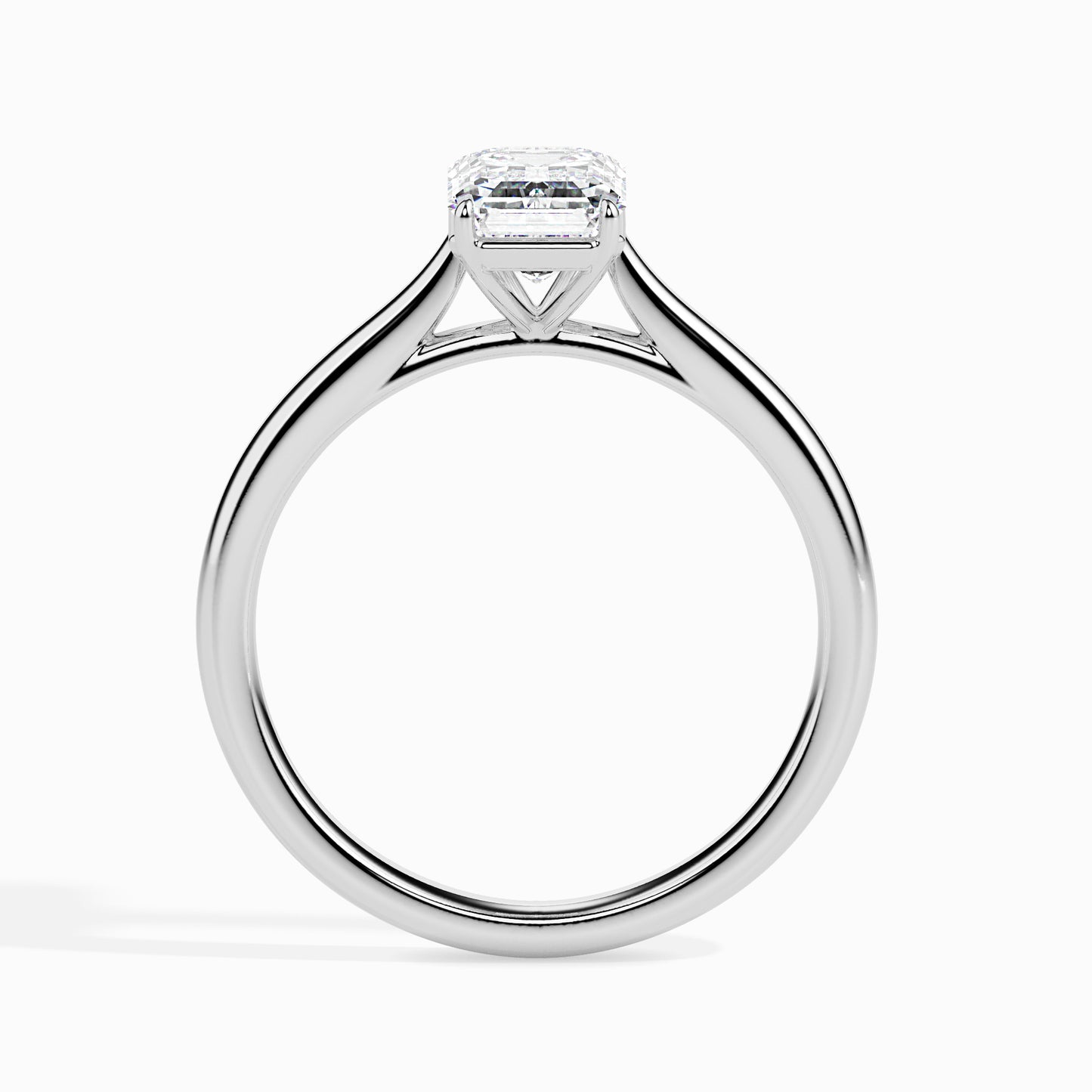 Classic Sparkle: 1.02 ct Diamond Ring, Simple 3.2kt Gold