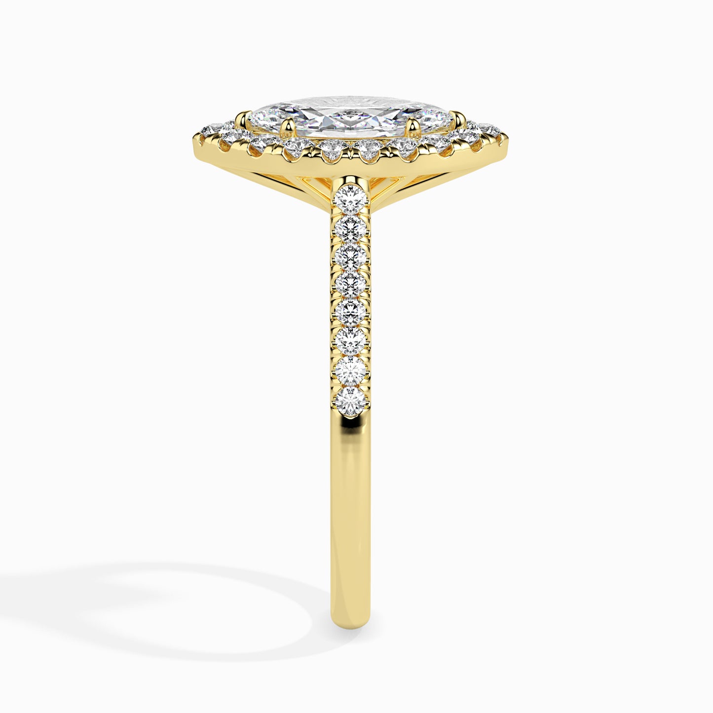 Golden Embrace: 1.48 ct Diamond Ring with 4.1kt Gold