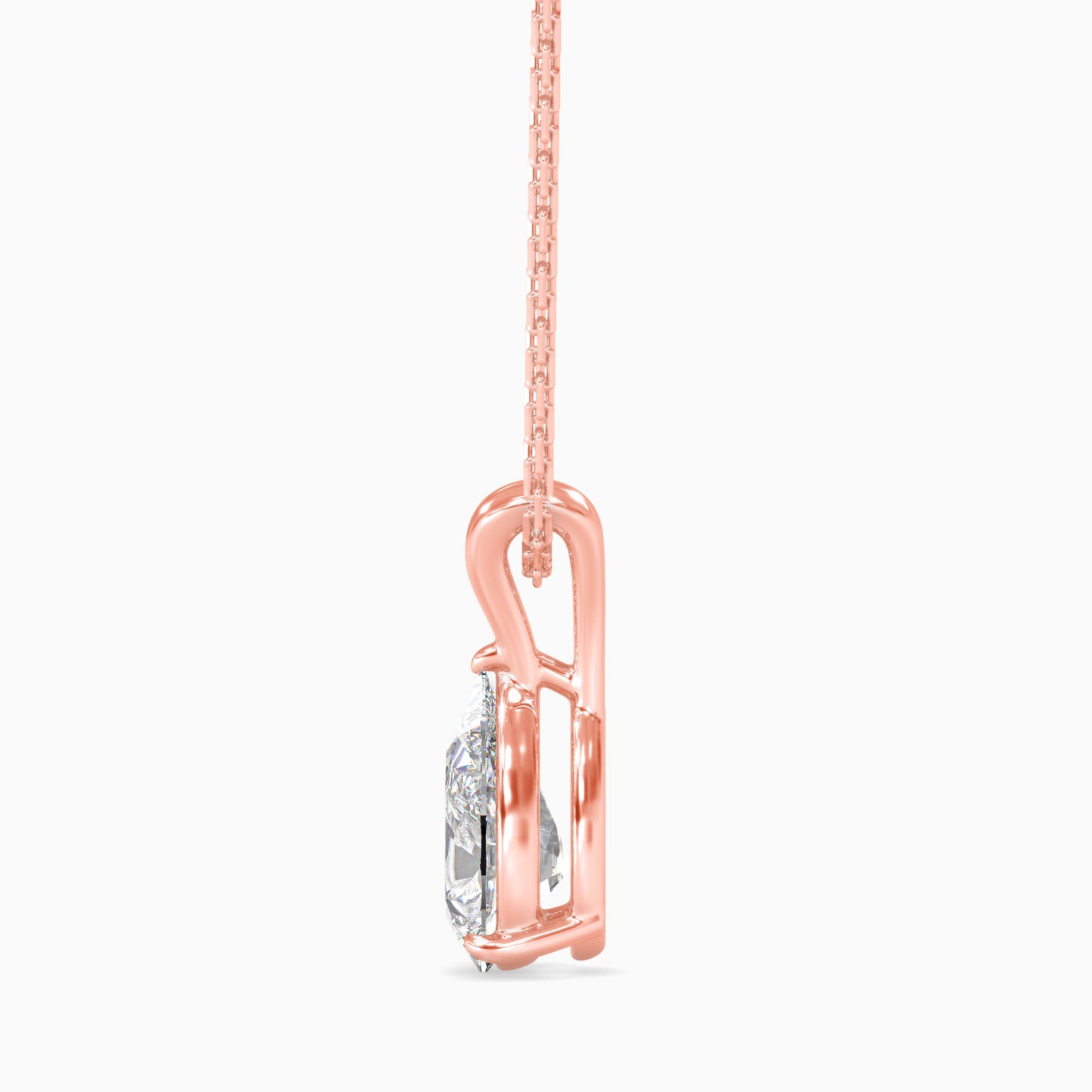 1.5 CT POINTERS Solitarie Pear Pendant without chain