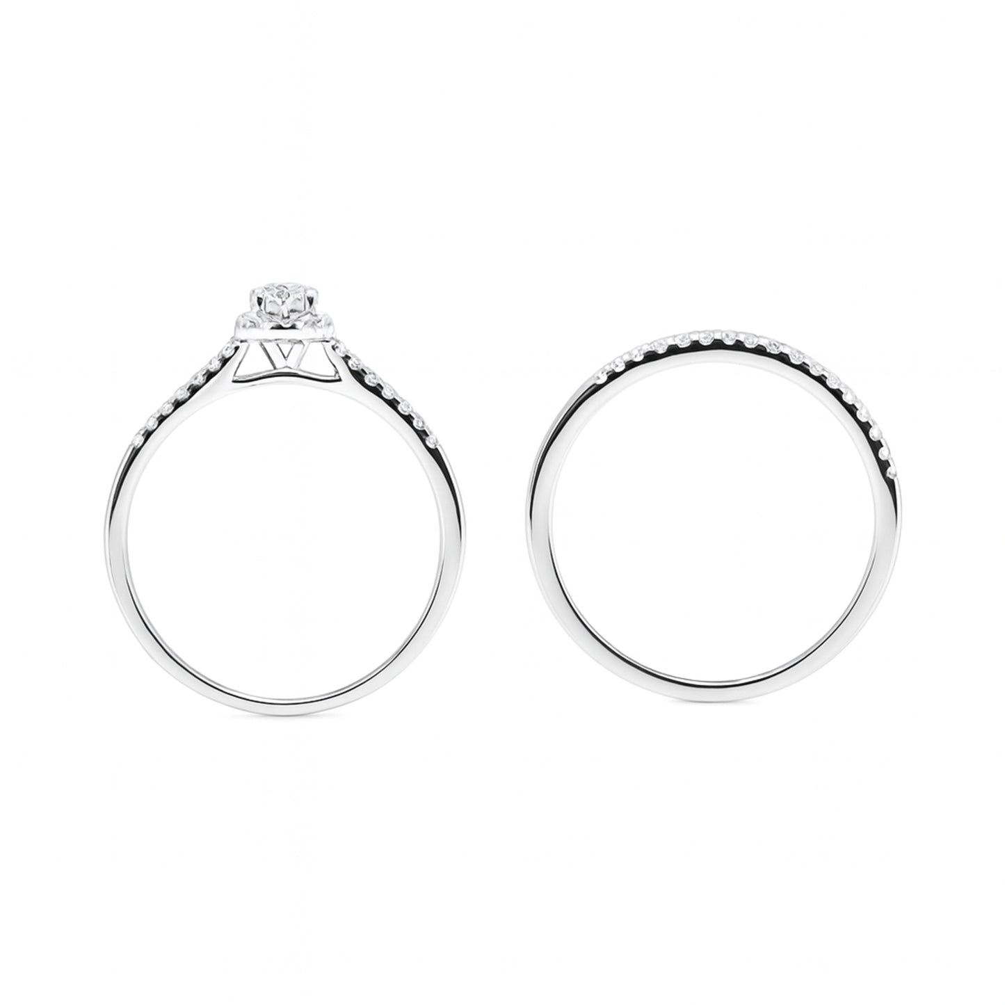 Lab-Grown Diamond 0.68 CT, VS1 Pear-Shaped Solitaire Ring in 925 Silver with Palladium (Silvadium),3.2g – IGI Certified, Hallmarked & Lifetime Plating