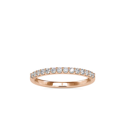 Lab Grown Diamond 0.26 CT Eternity Band in 14K Gold | IGI Certified Minimalist Ring for Everyday Wear