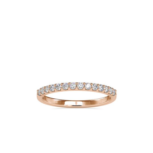 Lab Grown Diamond 0.26 CT Eternity Band in 14K Gold | IGI Certified Minimalist Ring for Everyday Wear