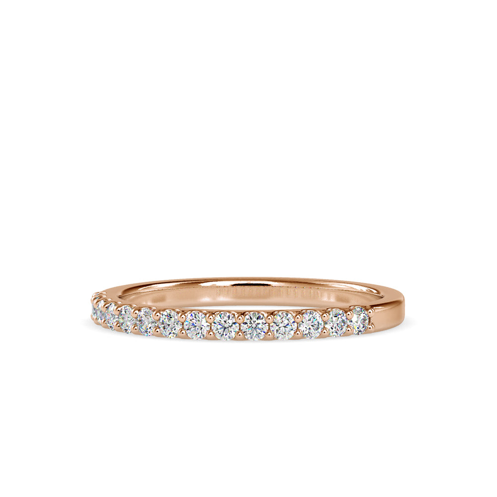 Lab Grown Diamond 0.26 CT Eternity Band in 14K Gold | IGI Certified Minimalist Ring for Everyday Wear