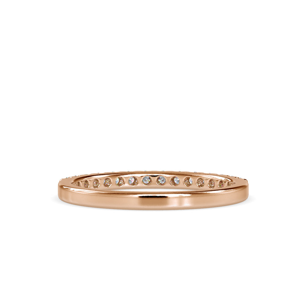 Lab Grown Diamond 0.26 CT Eternity Band in 14K Gold | IGI Certified Minimalist Ring for Everyday Wear