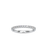 Lab Grown Diamond 0.26 CT Eternity Band in 14K Gold | IGI Certified Minimalist Ring for Everyday Wear