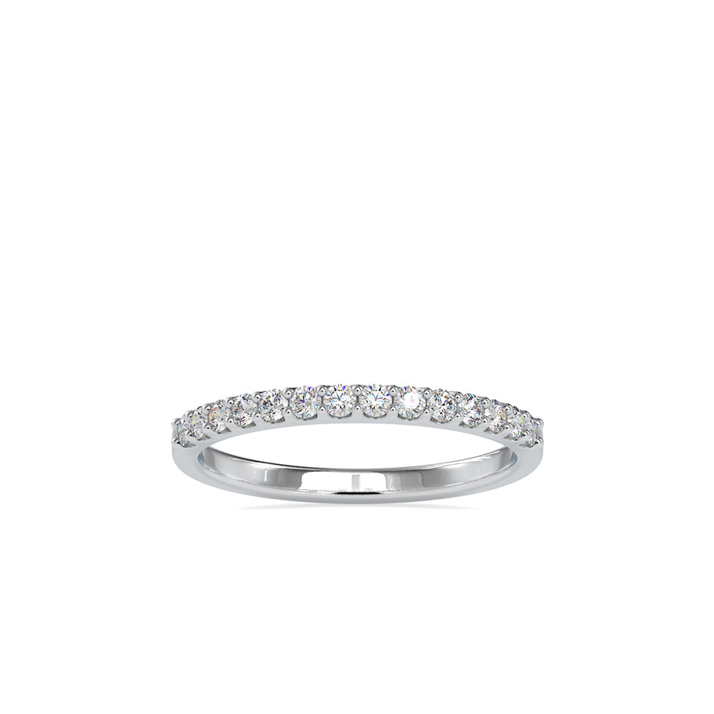 Lab Grown Diamond 0.26 CT Eternity Band in 14K Gold | IGI Certified Minimalist Ring for Everyday Wear