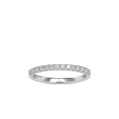 Lab Grown Diamond 0.26 CT Eternity Band in 14K Gold | IGI Certified Minimalist Ring for Everyday Wear