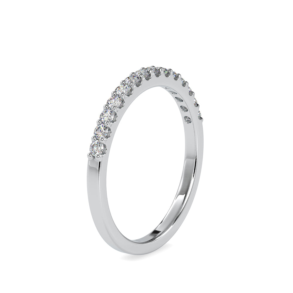 Lab Grown Diamond 0.26 CT Eternity Band in 14K Gold | IGI Certified Minimalist Ring for Everyday Wear