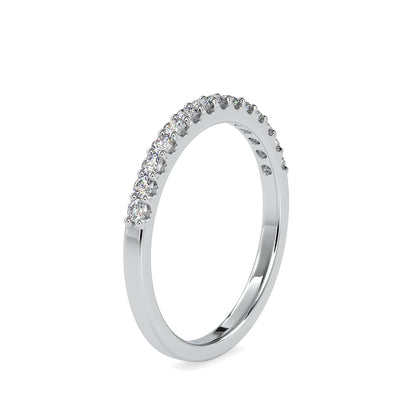 Lab Grown Diamond 0.26 CT Eternity Band in 14K Gold | IGI Certified Minimalist Ring for Everyday Wear