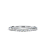 Lab Grown Diamond 0.26 CT Eternity Band in 14K Gold | IGI Certified Minimalist Ring for Everyday Wear