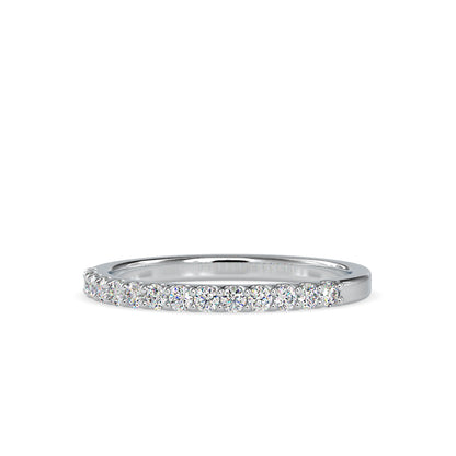 Lab Grown Diamond 0.26 CT Eternity Band in 14K Gold | IGI Certified Minimalist Ring for Everyday Wear