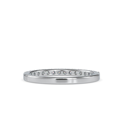 Lab Grown Diamond 0.26 CT Eternity Band in 14K Gold | IGI Certified Minimalist Ring for Everyday Wear
