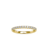 Lab Grown Diamond 0.26 CT Eternity Band in 14K Gold | IGI Certified Minimalist Ring for Everyday Wear