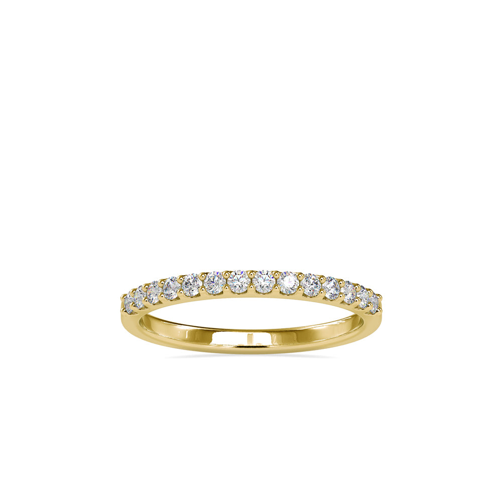 Lab Grown Diamond 0.26 CT Eternity Band in 14K Gold | IGI Certified Minimalist Ring for Everyday Wear
