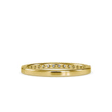 Lab Grown Diamond 0.26 CT Eternity Band in 14K Gold | IGI Certified Minimalist Ring for Everyday Wear