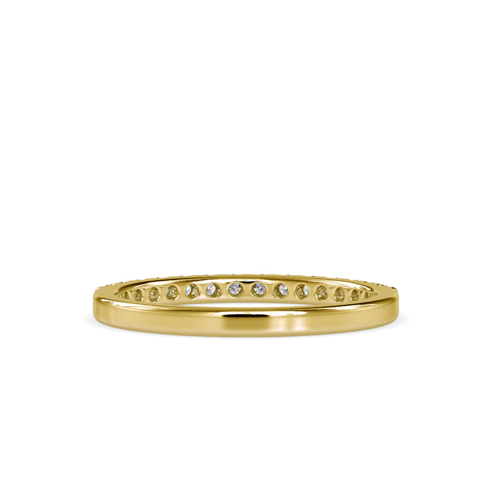 Lab Grown Diamond 0.26 CT Eternity Band in 14K Gold | IGI Certified Minimalist Ring for Everyday Wear