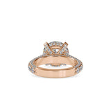 Diamond Dynasty: 3.5 CT Centre Piece and 2.65 Ct Side Stone Lab Grown Diamond Statement Ring in 14K Gold – Luxury for Special Occasions