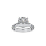 Diamond Dynasty: 3.5 CT Centre Piece and 2.65 Ct Side Stone Lab Grown Diamond Statement Ring in 14K Gold – Luxury for Special Occasions