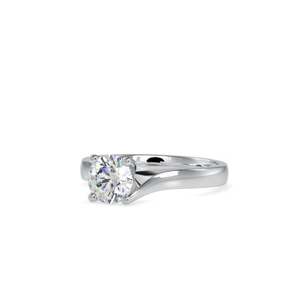 Lab Grown Diamond with 1CT Center Solitaire Everyday Ring in 14K Gold - IGI Certified & Customizable