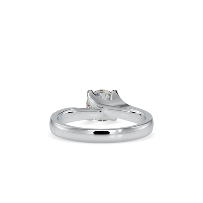 Lab Grown Diamond with 1CT Center Solitaire Everyday Ring in 14K Gold - IGI Certified & Customizable