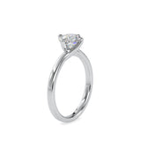 Lab Grown Diamond with 1CT Center Solitaire Ring in 14K Gold - IGI Certified & Customizable – Perfect for Everyday Wear