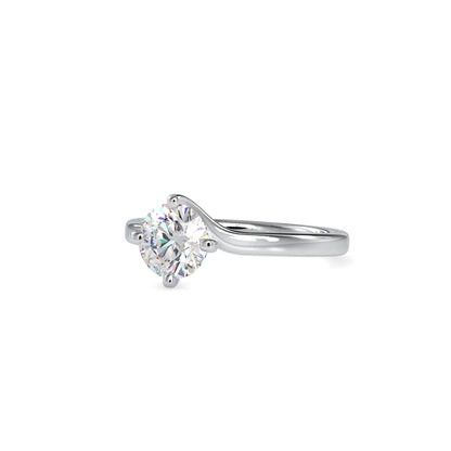 Lab Grown Diamond with 1CT Center Solitaire Ring in 14K Gold - IGI Certified & Customizable – Perfect for Everyday Wear