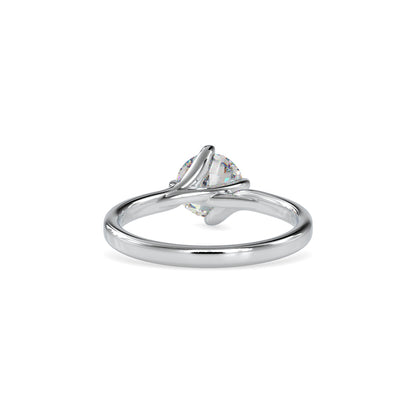 Lab Grown Diamond with 1CT Center Solitaire Ring in 14K Gold - IGI Certified & Customizable – Perfect for Everyday Wear