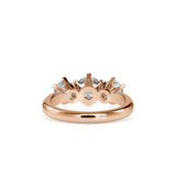 Lab Grown Diamonds with 1.05 CT Center Solitaire, 0.45 CT Side Diamonds Each(1.91 CT),Three-Stone Engagement Ring in 14K Gold- IGI Certified & Customizable