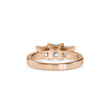 Lab Grown Diamonds with 1 CT Center Solitaire, 0.25  CT Side Diamonds Each(1.50 CT),Three-Stone Engagement Ring in 14K Gold- IGI Certified & Customizable