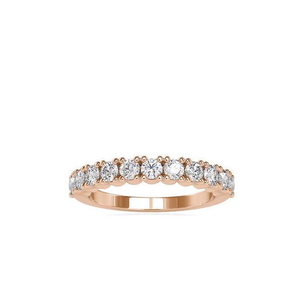 0.92 CT Lab Grown Diamond Eternity Band in 14K Gold, IGI Certified