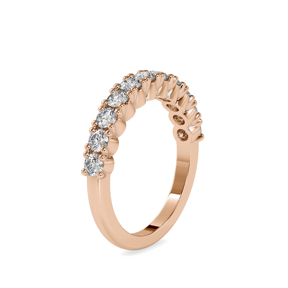 0.92 CT Lab Grown Diamond Eternity Band in 14K Gold, IGI Certified