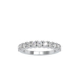 0.92 CT Lab Grown Diamond Eternity Band in 14K Gold, IGI Certified