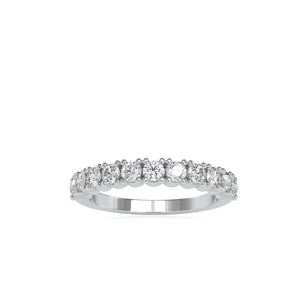 0.92 CT Lab Grown Diamond Eternity Band in 14K Gold, IGI Certified