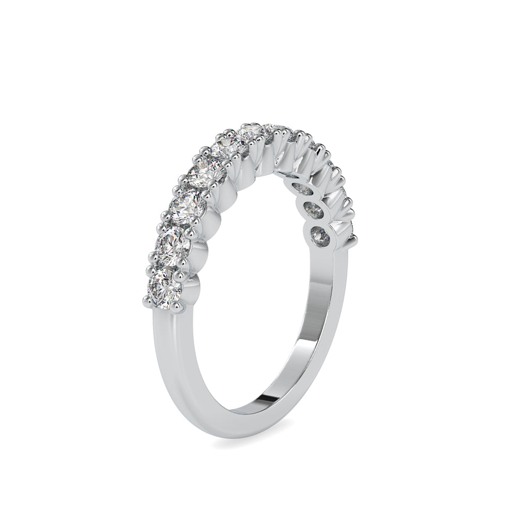 0.92 CT Lab Grown Diamond Eternity Band in 14K Gold, IGI Certified