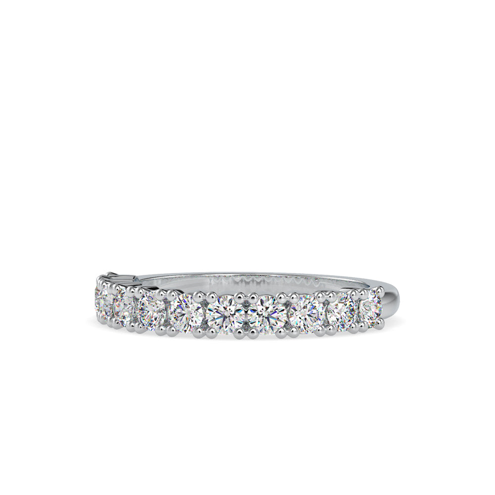 0.92 CT Lab Grown Diamond Eternity Band in 14K Gold, IGI Certified