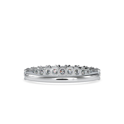 0.92 CT Lab Grown Diamond Eternity Band in 14K Gold, IGI Certified