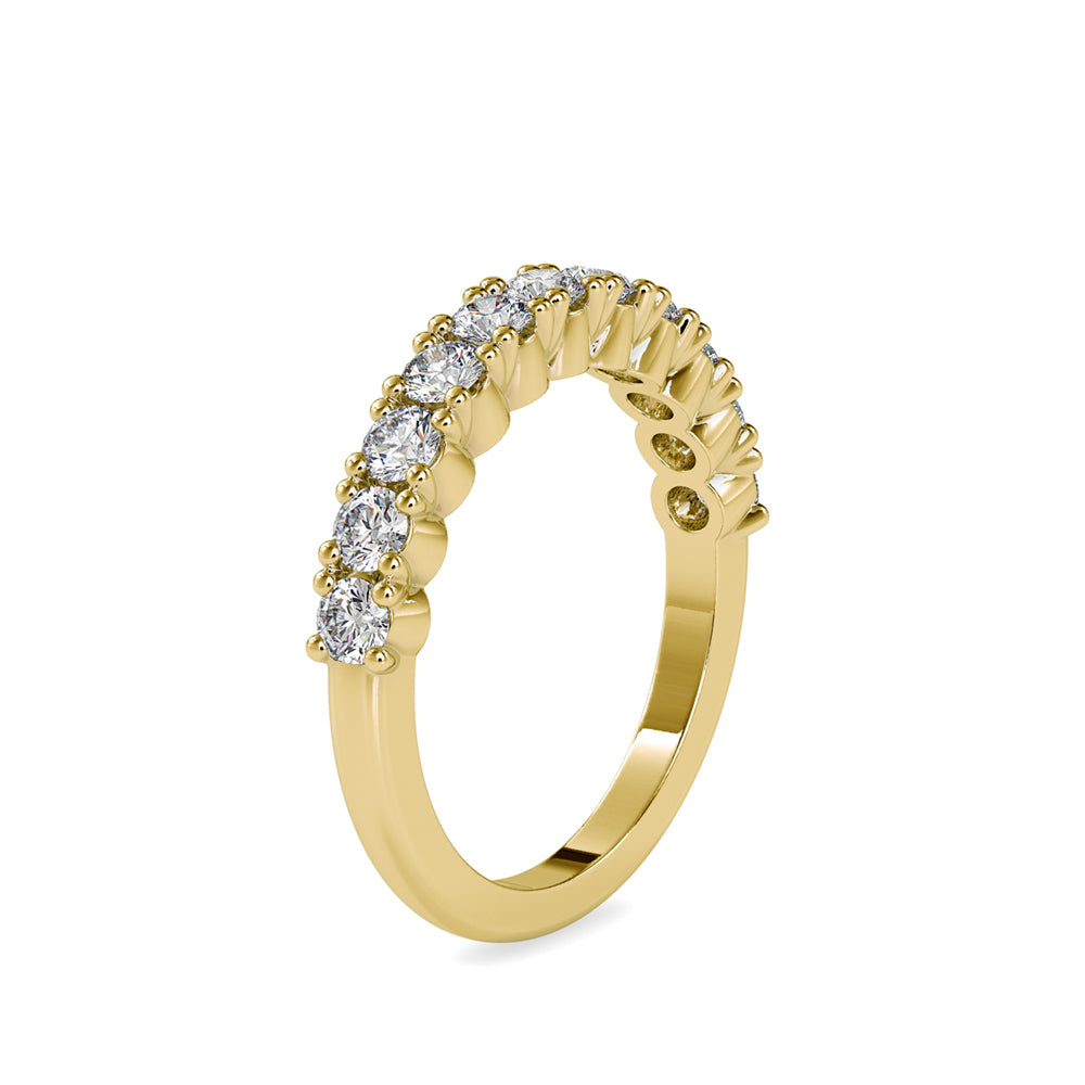 0.92 CT Lab Grown Diamond Eternity Band in 14K Gold, IGI Certified