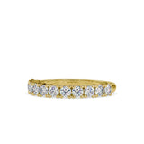 0.92 CT Lab Grown Diamond Eternity Band in 14K Gold, IGI Certified