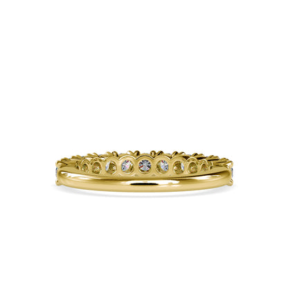 0.92 CT Lab Grown Diamond Eternity Band in 14K Gold, IGI Certified