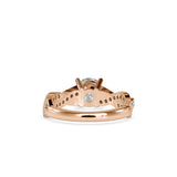 Lab Grown Diamonds with 1 CT Center Solitaire, 0.52 CT Side Diamonds (1.52 CT),Twisted Shank Engagement Ring in 14K Gold- IGI Certified & Customizable