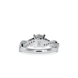 Lab Grown Diamonds with 1 CT Center Solitaire, 0.52 CT Side Diamonds (1.52 CT),Twisted Shank Engagement Ring in 14K Gold- IGI Certified & Customizable